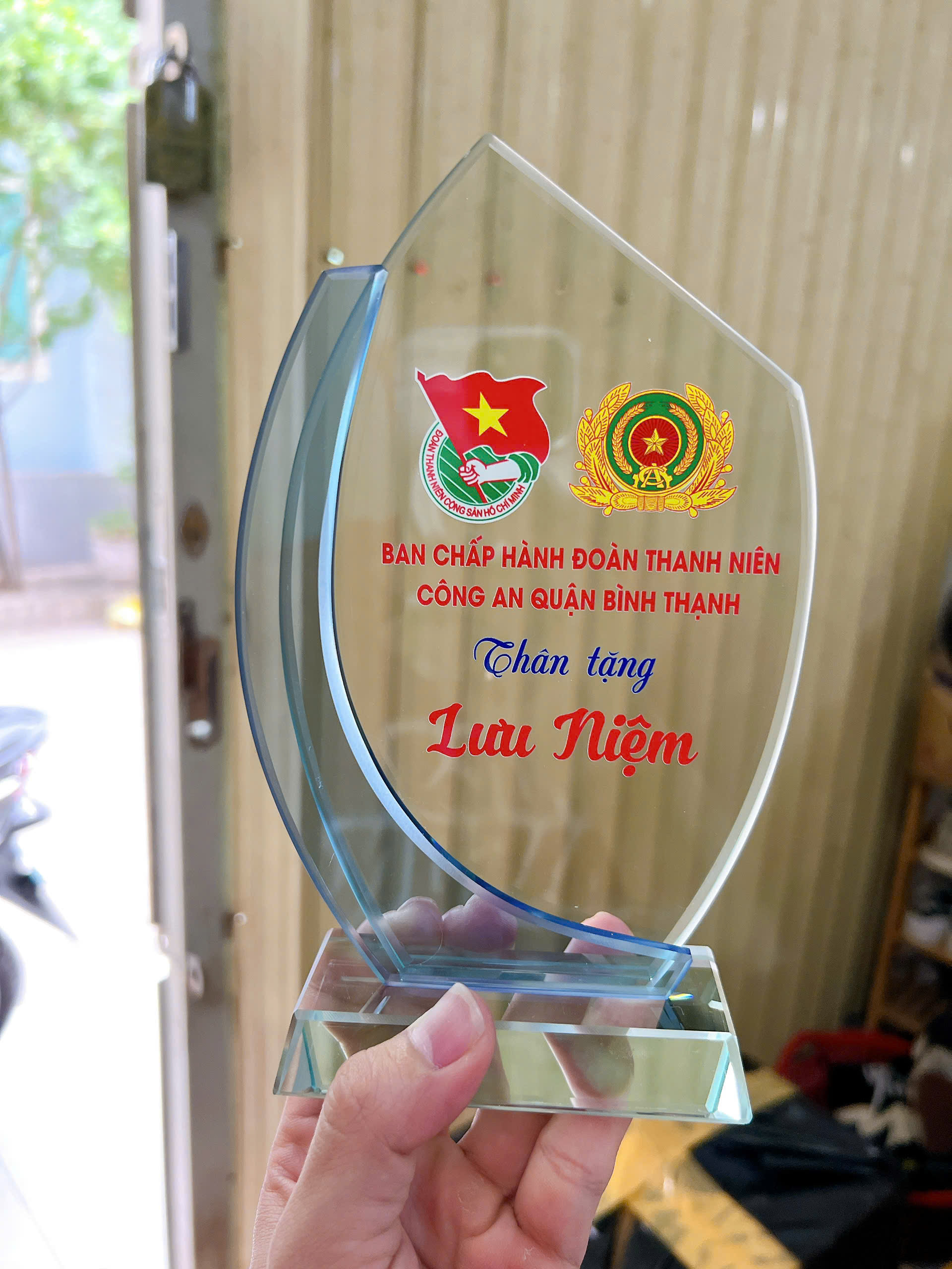 Cúp Thủy Tinh 2 lớp