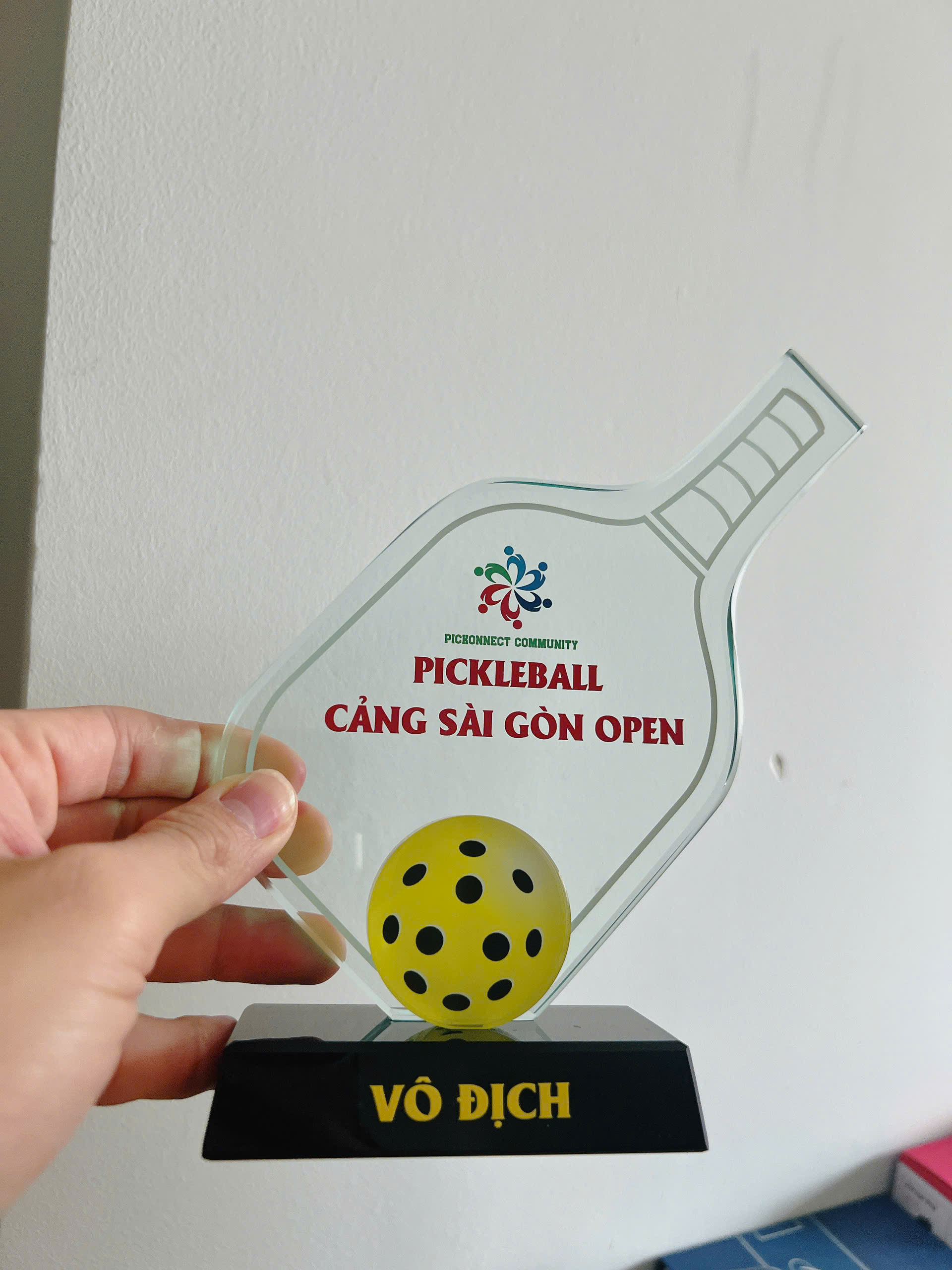 cup Thủy Tinh pickleball 