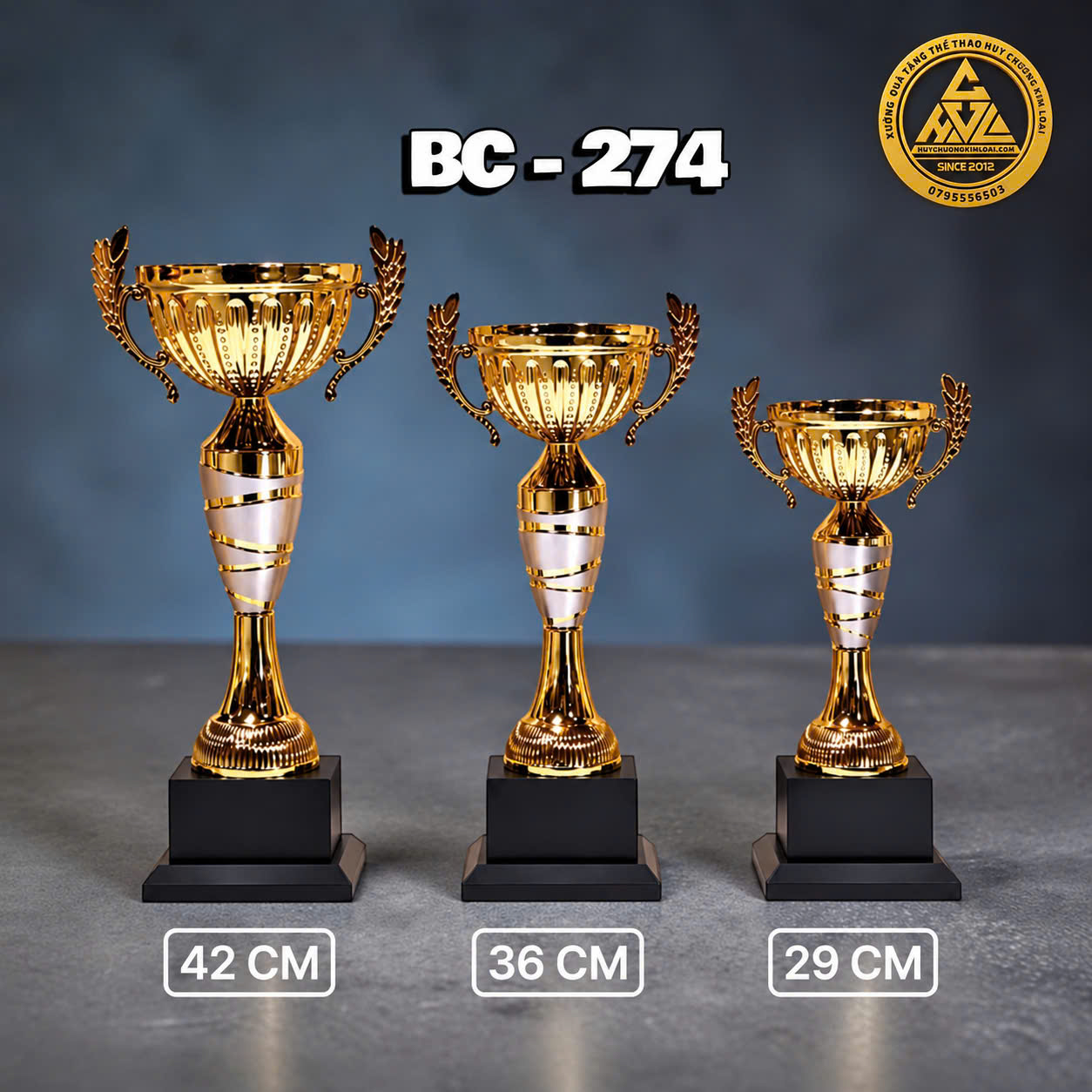 Cúp Kim Loại BC-274